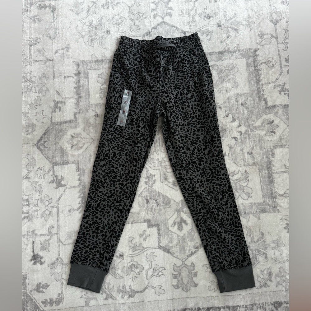 Old Navy Black Leopard-Print Kids Joggers